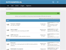 Tablet Screenshot of dutchgimpers.nl
